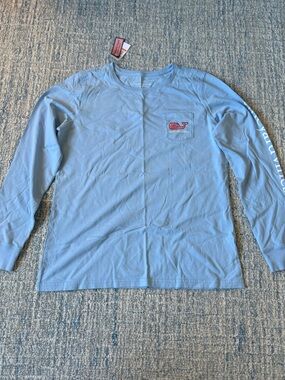 Vineyard Vines Coastal Blue Long Sleeve